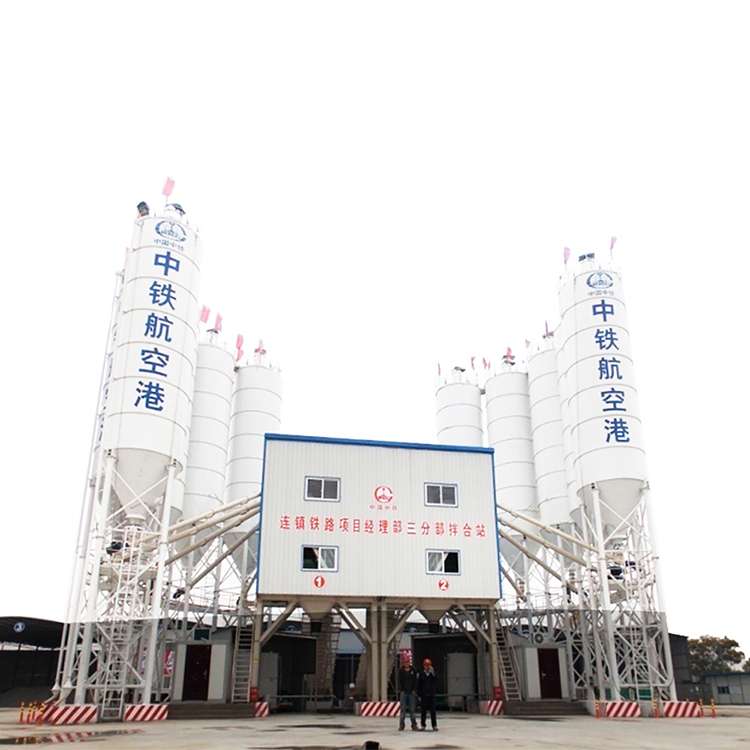 XCMG Factory HZS120V 120m3/h Dry Mix Concrete Batch Mix Plant Price